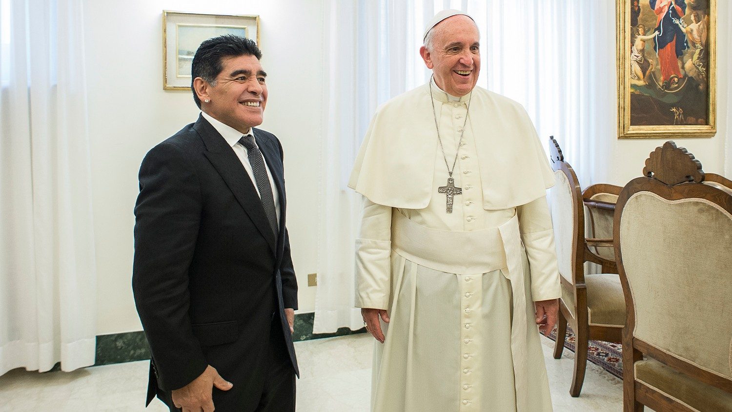رهبر کاتولیک های جهان - اسطوره فوتبال آرژانتین
