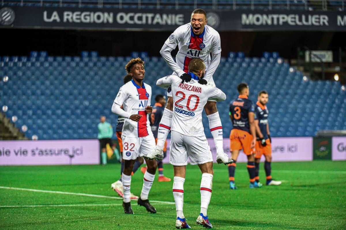 پاری سن ژرمن - لیگ 1 فرانسه - Paris Saint-Germain - PSG - صدمین گل - گلزنی مقابل مون پلیه