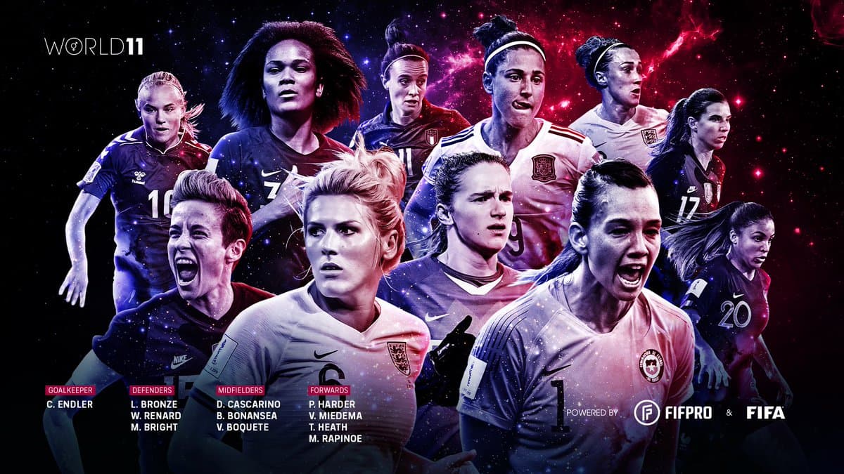تیم منتخب سال 2020 زنان جهان