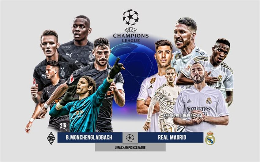 رئال مادرید / لیگ قهرمانان اروپا / مونشن گلادباخ / Borussia Monchengladbach / اسپانیا / Real Madrid / UCL / Spain