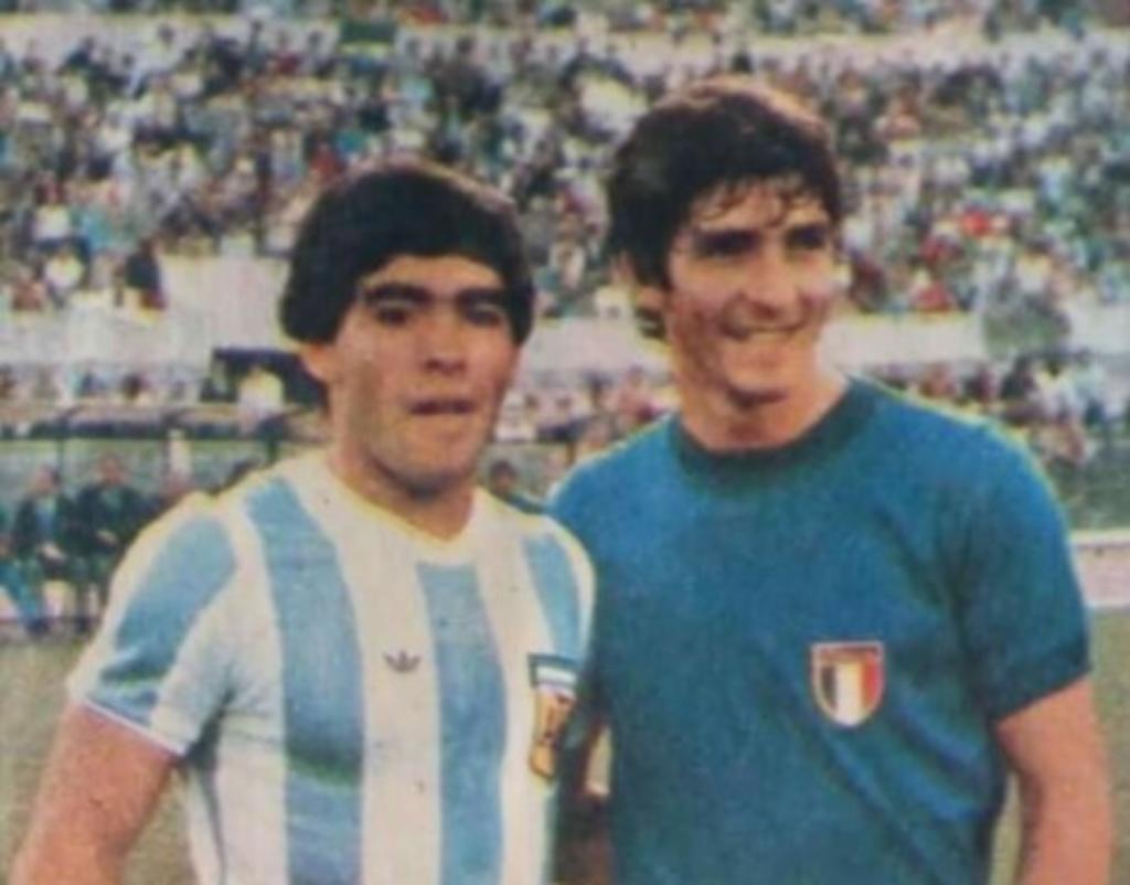پائولو روسی و دیگو مارادونا