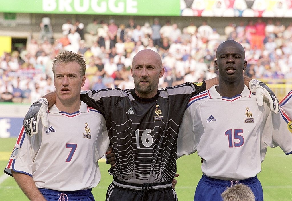 لیلیان تورام، فابین بارتز و دیدیه دشان / Didier Deschamps, Fabien Barthez and Lilian Thuram